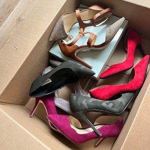Heel bundle 5 Jessica Simpson, 1 Steve Madden